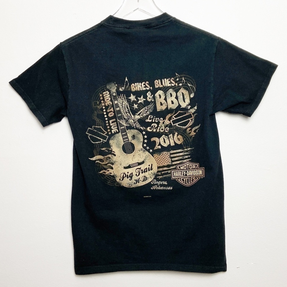 HARLEY DAVIDSON | Bikers To The Bone Skeleton Tee